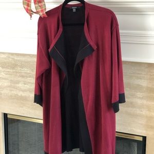 August Silk Sweater Jacket Size M